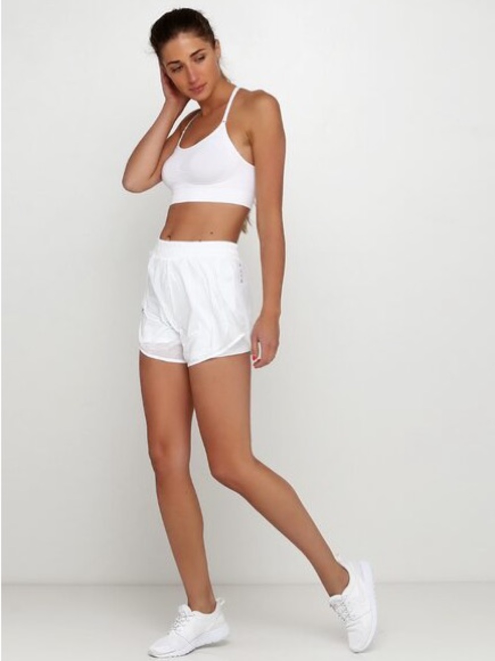 Nike Women’s White Athletic Running Shorts